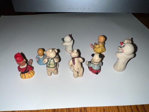 Lot Miniatur Poliwogg - wie - 2" Figuren Schneemann Bär Baby Panda Soldat - Bild 5 von 8