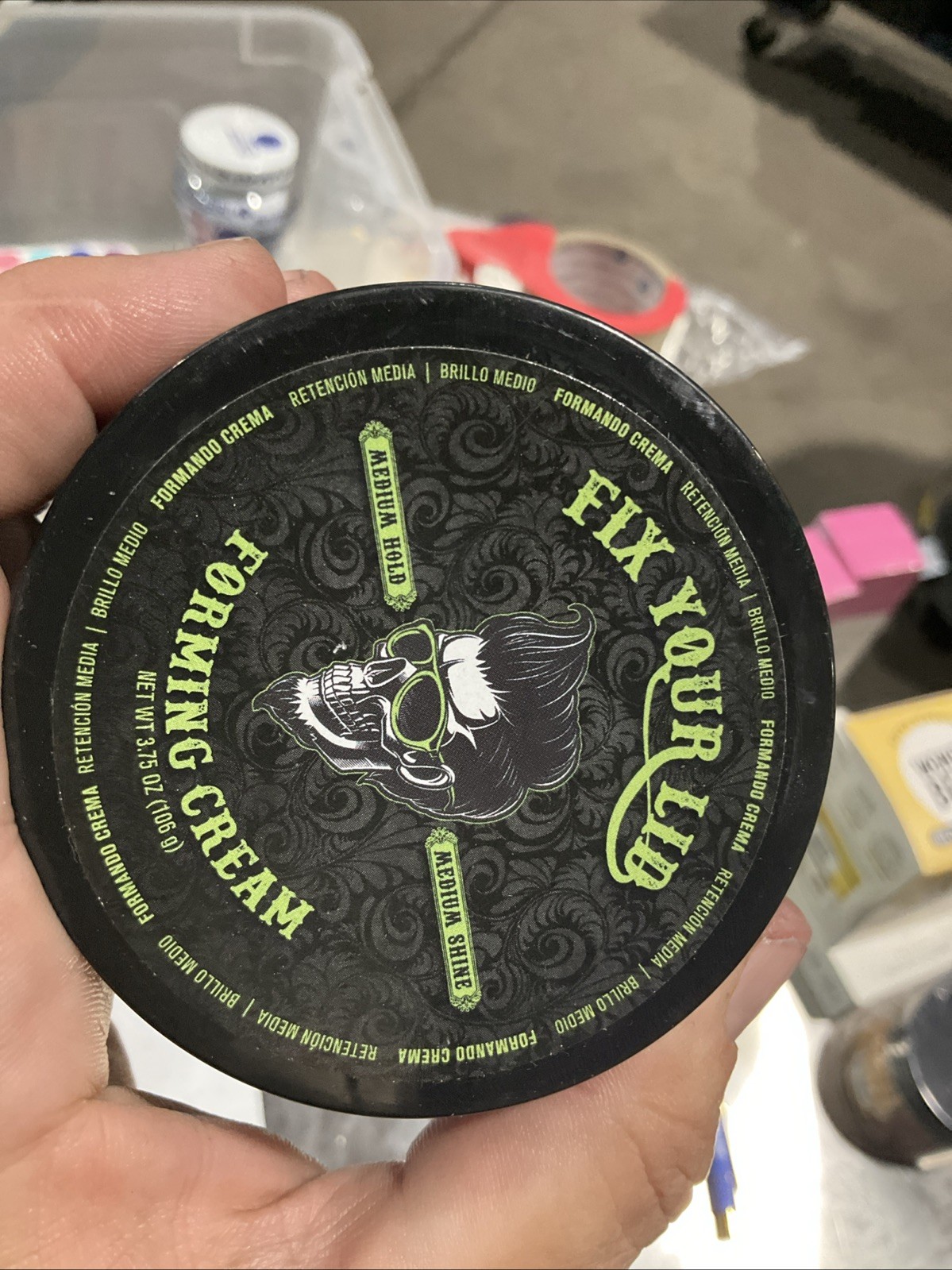 Fix Your Lid Forming Cream 3.75 Oz Medium Hold