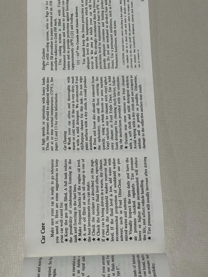 1972 FORD TORINO OWNERS MANUAL   - ORIGINAL NOT A REPRINT — 第 3/3 张图片