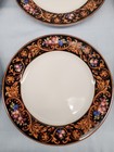 8 Vitromaster Abundance Fruits trim Dinner Plates Stoneware 10.5" Vintage — photo 9