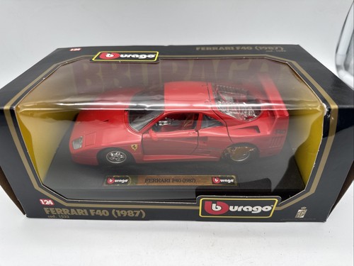 Model Bburago Ferrari F40 1987 Rot In Box 1:24 Burago - Bild 1 von 20