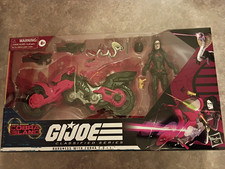 BARONESS w  COIL BIKE GI JOE CLASSIFIED COBRA ISLAND EXCLUSIVE 6   Sealed