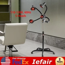750W 5-Heads Infrared Hair Color Processor Perming Dyeing Lamp Hair Dryer Heater