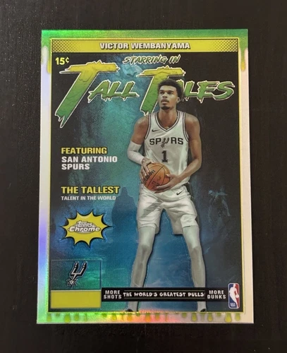 2025 Topps Chrome Victor Wembanyama Refractors (RAW)
