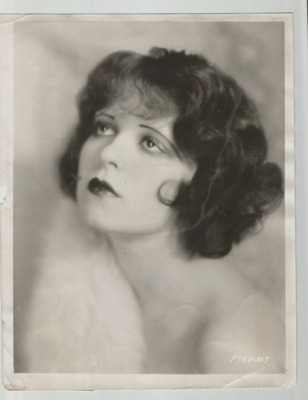 Clara Bow Original 7.85x10 Paramount STUDIO Portrait ALLURING Closeup