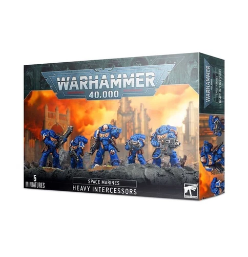 Games Workshop Warhammer 40K Space Marines: Heavy Intercessors Mini Figures
