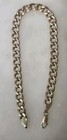10K Italy Solid Yellow Gold 6 Mm Laser-Cut Curb Link Bracelet - 6 grams 8 Inch