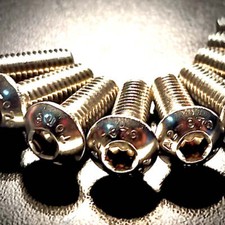 Image of M12 Socket Screw Button Round A2 304 Stainless Steel DIN 9427