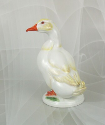 Meissen Figur ''Stehende Ente'' Duck Erich Oehme Figurine Figure