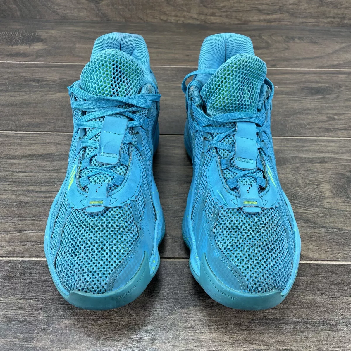 Adidas Dame 7 Jam Fest FZ1050 Mens Cyan Athletic Basketball Shoes