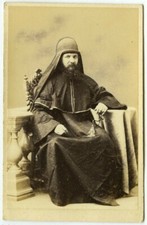 CDV circa 1870. Un prêtre orthodoxe. Russie. Religion.