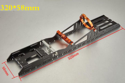 New CNC Aluminum 40 Series Carbon Fiber Adjustable Brushless Motor Mount - Picture 6 of 15