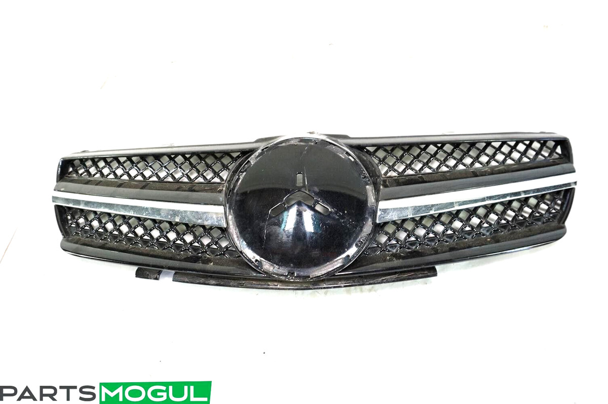 03-06 Mercedes R230 SL500 Front Hood Radiator Grill Grille Shell 