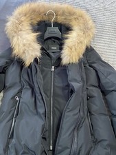Mackage Parka black Children  s Size 14 With Black Fur Hood