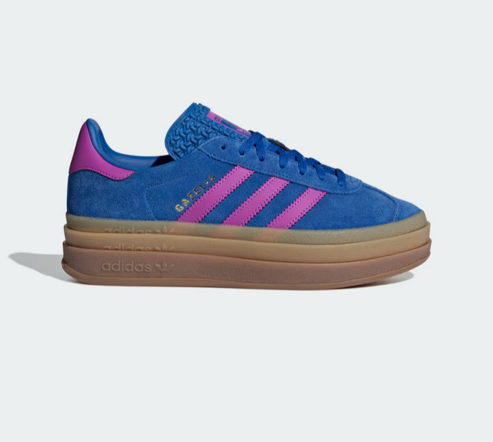 最新☆アディダス☆PRIDE GAZELLE BOLD PABLLO VITTAR SHOES adidas Originals Gazelle Bold W Blue Purple Burst Women