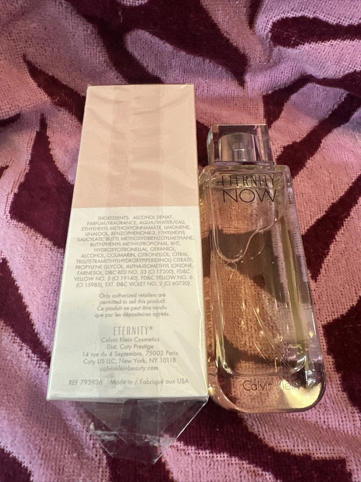 Spray para mujer Eternity Now Calvin Klein 3,3 3,4 OZ 100 ml EDT Foto 2 de 4