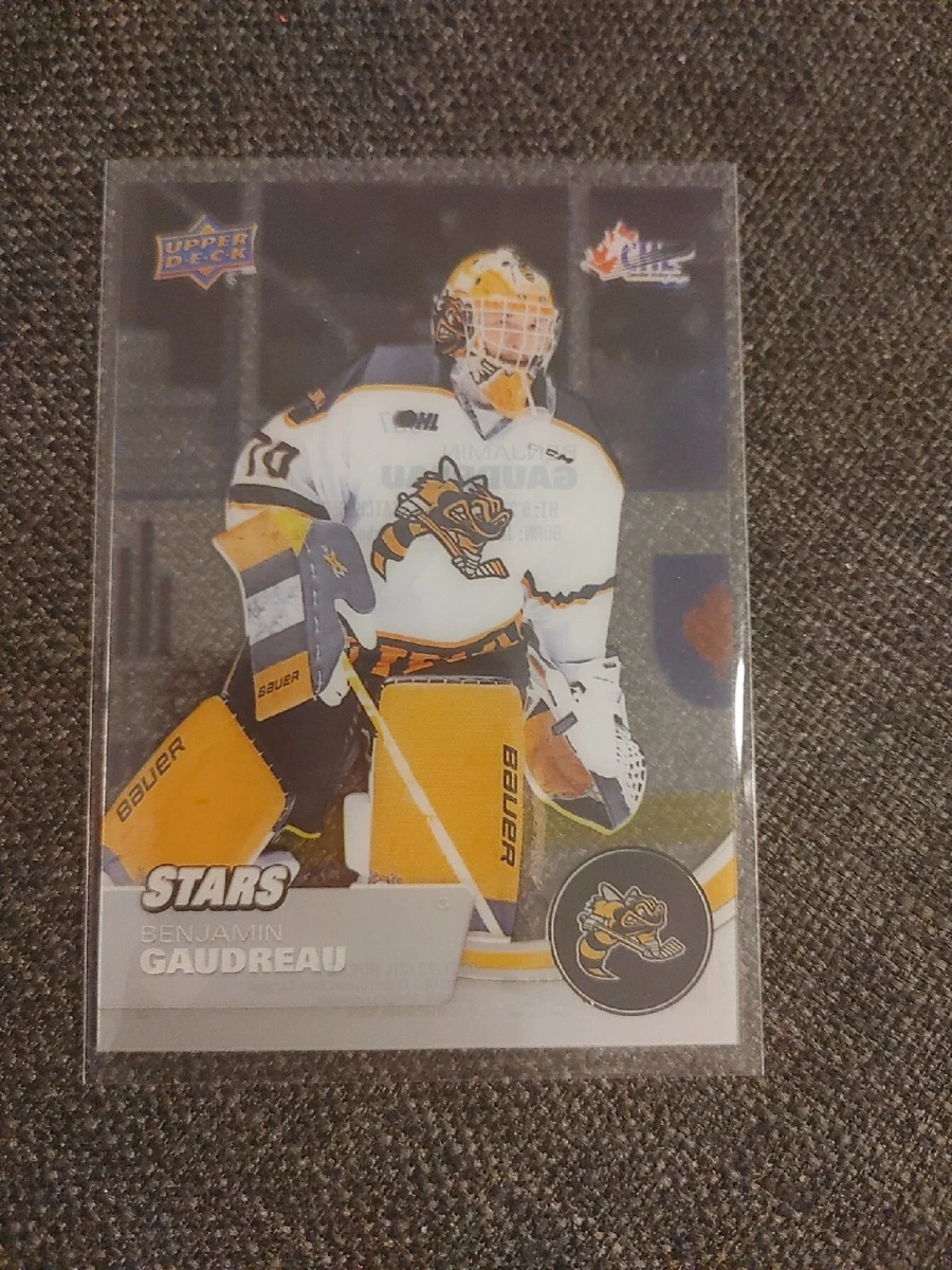 21-22 CHL Base Clear Cut Stars #337 Benjamin Gaudreau - Sarnia Sting | eBay