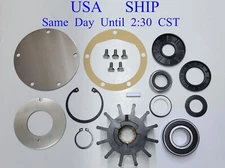 Sea Water Pump Rebuild Kit Less Cam Jabsco 6400 CATERPILLAR 1W9046 4L9070 4L1919
