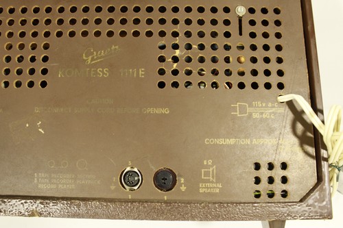 GRAETZ-KOMTESS 1111 E, vintage German tube radio. (ref J 533) - Picture 11 of 15