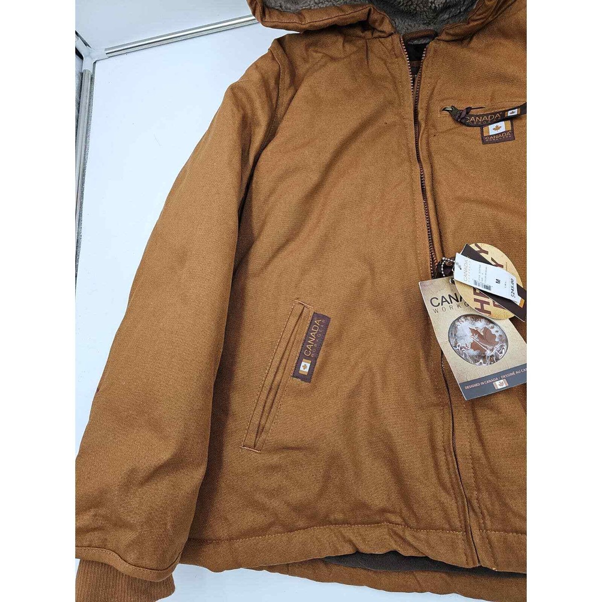 Canada Workgear Maintains warmth Camel Brown Heavy Outdoor Pocket
