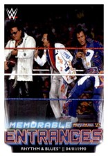 2021 Topps WWE Memorable Entrances #ME1 Rhythm & Blues 
