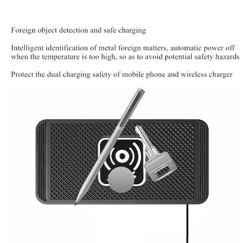 Wireless Car Phone Charger Fast Charging Pad Mat Fit For Apple iPhone Samsung - 第 14/17 張圖片