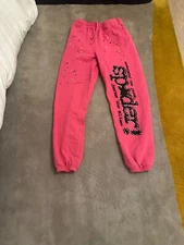pink sp5der pants size s (ready to ship)                                        