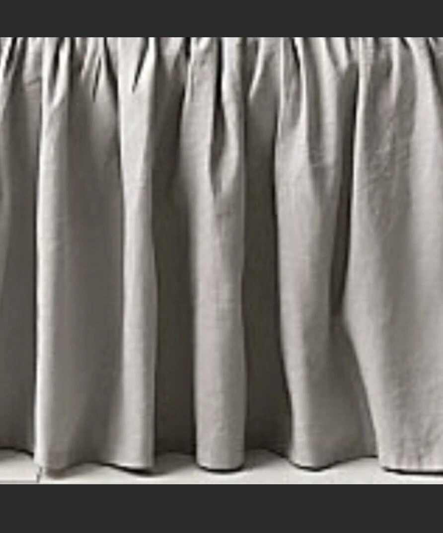 Restoration hardware crib skirt 2025