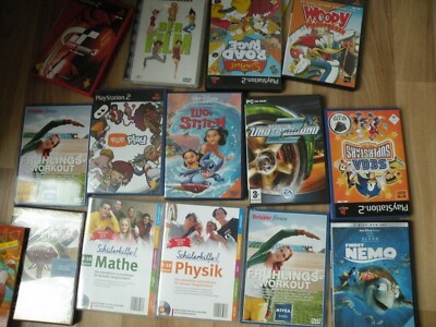 Verschidene DVDs und Playstations