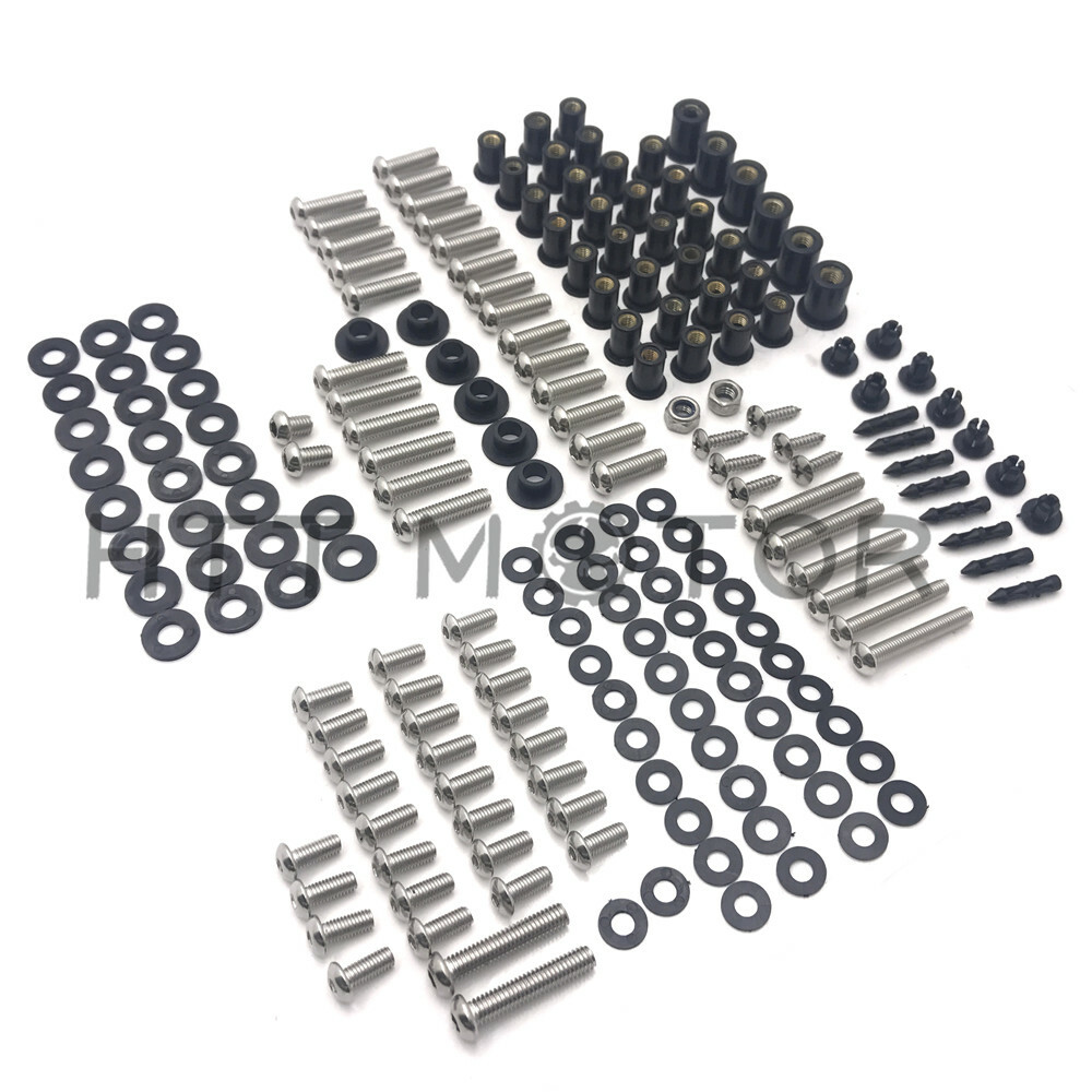 179 PCs Fairing Bolt Kit For Kawasaki Ninja ZX14 2006-2011 Screws