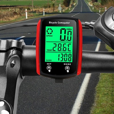 Waterproof Bicycle Wired Speedometer Bike LCD Computer Speed Odometer Code Table