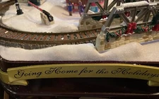Vintage MR CHRISTMAS Train / Ice Skating Set GOING HOME FOR THE HOLIDAYS - WORKS
