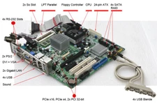 Industry Micro-ATX Motherboard DFI CA331-N 8X USB 4X RS-232 LPT 774-CA3311-001G