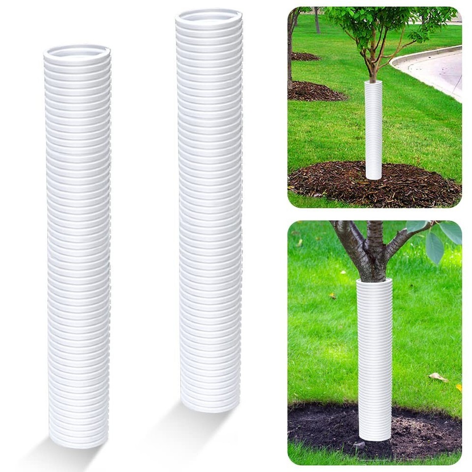 Corrugated Tree Guards Tree Trunk Protectors Tree Bark Protector Sleeve ...