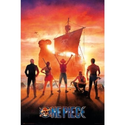 ONE PIECE POSTER NETFLIX PIRATE ANIME MOVIE TV SERIES NEW 24x36 FREE  SHIPPING