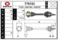 Eai Antriebswelle Vorne Links FüR Vw Golf Iv Variant 1J5 1J1 New Beetle 9C1