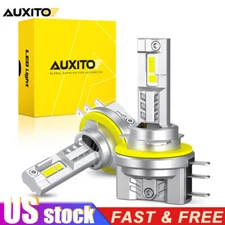 AUXITO H15 LED Headlight Bulb Canbus Error Free High Beam DRL 7035 40000LM 6500K
