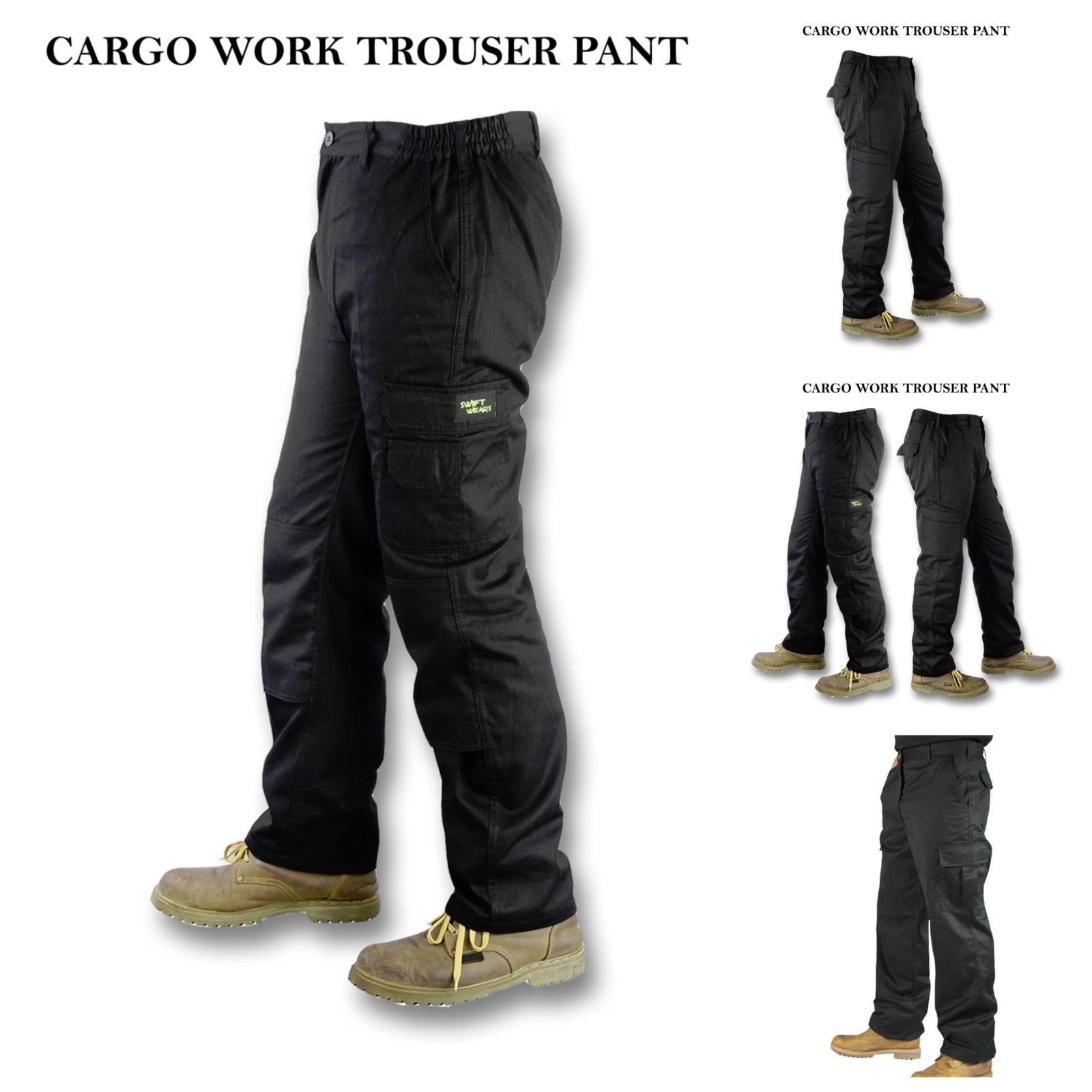 Mens Cargo Combat Work Trousers HEAVY DUTY Work Wear Pants multi pockets Bottoms
Opens in a new wind
