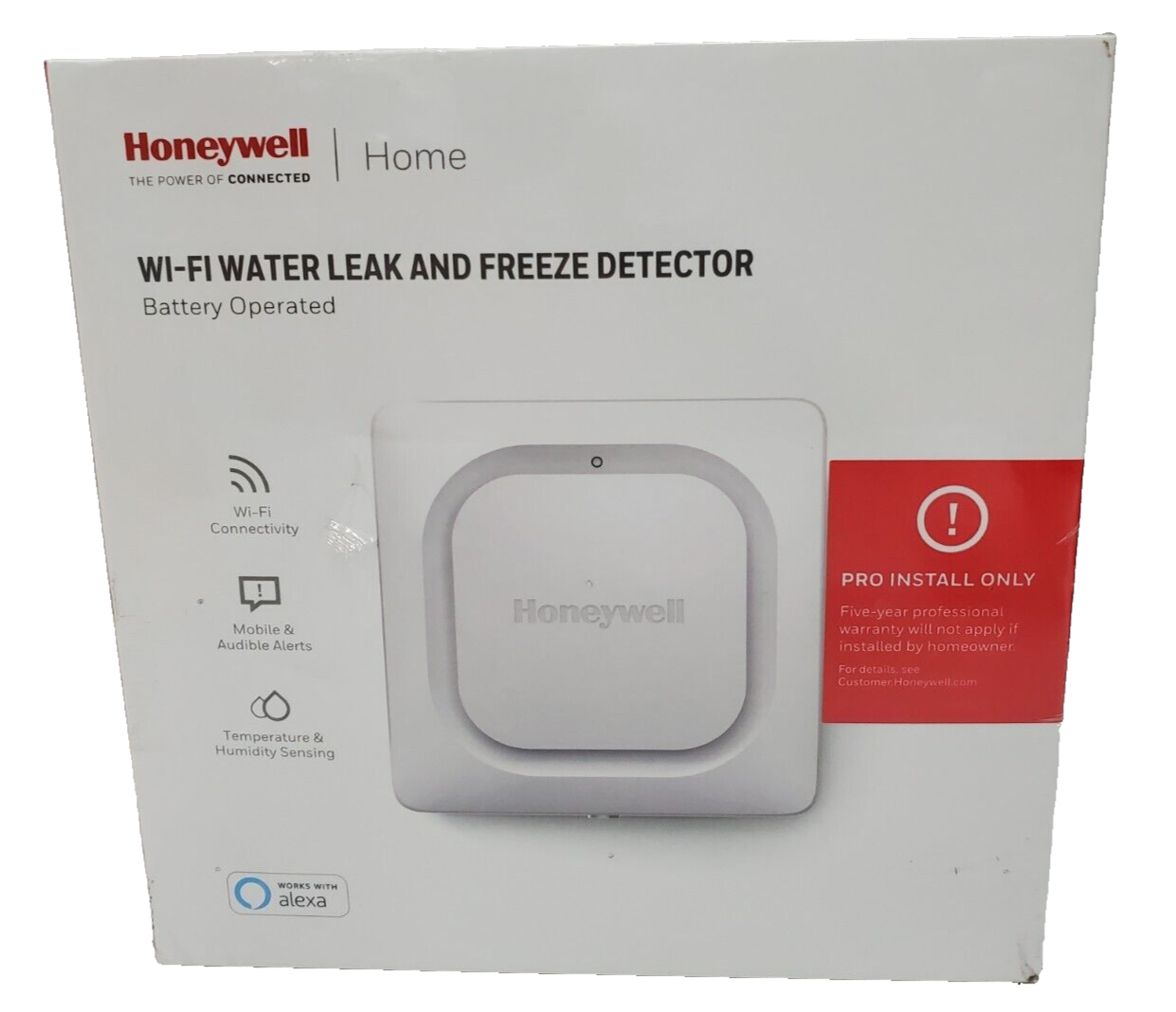 Honeywell Lyric Safety CHW3610W1001 Water Leak and Freeze Wi-Fi Detector