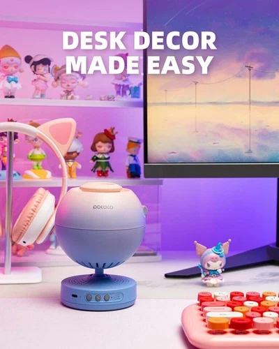 POCOCO Galaxy Projector, Home Planet Star Projector Night Light for Desk Decor  - Photo 5/6