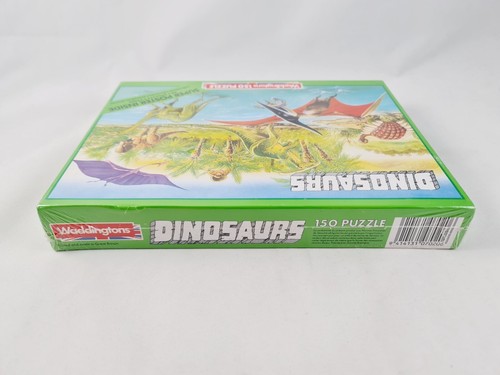 New: Waddingtons Dinosaurs Jigsaw Puzzle 150pcs Super Poster 1985 Vintage Sealed - Picture 4 of 6