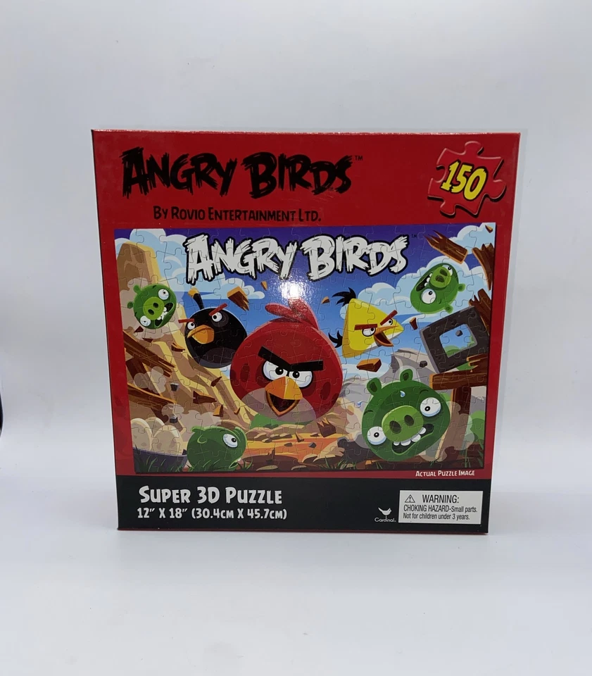 Angry Birds супер 3D головоломка Rovio Entertainment LTD 150 штук 12 «X 18» новый - Изображение 3 из 4