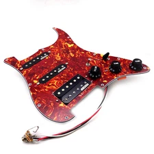For Fender Prewired Loaded Strat Pickguard Set,SSH Alnico 5 Humbucker Pickups