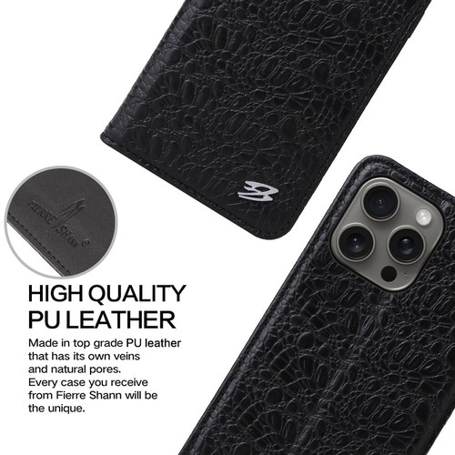 Genuine Leather Cover For iPhone 16 15 14 13 12 Pro Max 11 XR Phone Wallet Cases - Picture 24 of 38