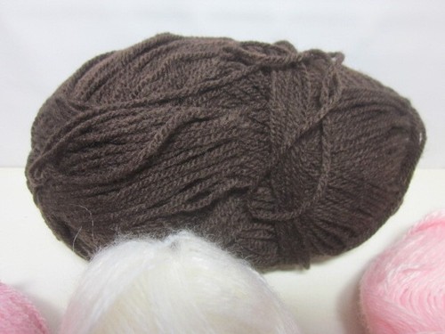 Knitting Yarn Assorted Vintage Nine Pieces Inc 1 Large Heavy Ball. - Picture 7 of 13