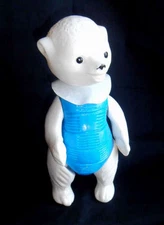 1950's USSR Russian Soviet EXCELLENT Plastic Toy WHITE TEDDY BEAR Mishka