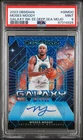 2023 Panini Obsidian Basketball Electric Etch Deep Sea Mojo Moses Moody #GI-MOO PSA 9