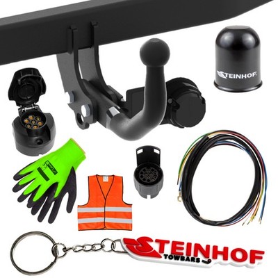 Für Volkswagen VW Golf IV 1J Variant 99-07 Anhängerkupplung starr+E-Satz 7p