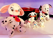 Disney 101 Dalmatian plush and figures lot of 7 toys