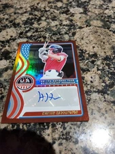 2025 Panini Stars and Stripes Signatures Hunter Harrington 82/99 Stanford